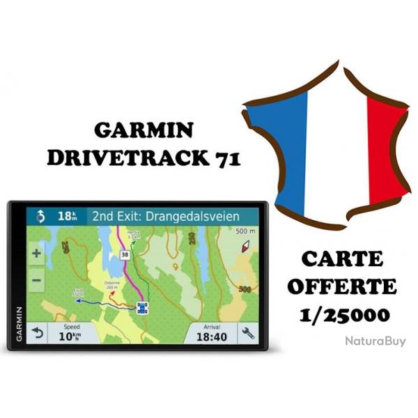 Tablette GPS Garmin DriveTrack 71 + CARTE COMPRISE 1/25000 FRANCE