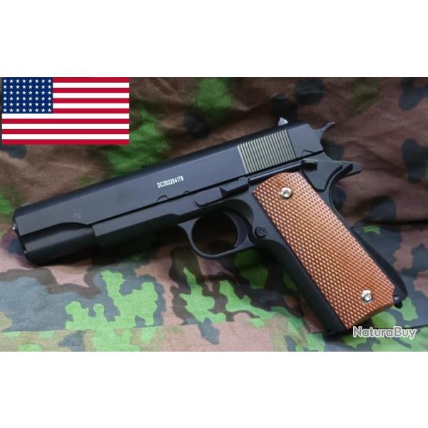 Pistolet COLT 1911 A1 ( réplique métal réplica 45 US militaria WW2