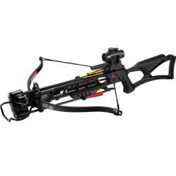 Arbalète recurve XB23 175 lbs 245 FPS Anaconda + Viseur red dot + carquois Noir