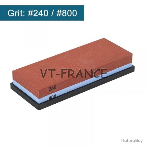 Pierre a Eau a Aiguiser les Couteaux Double Face, Modele: 240/800