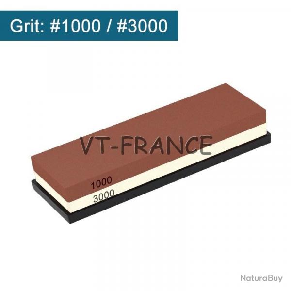 Pierre a Eau a Aiguiser les Couteaux Double Face, Modele: 1000/3000