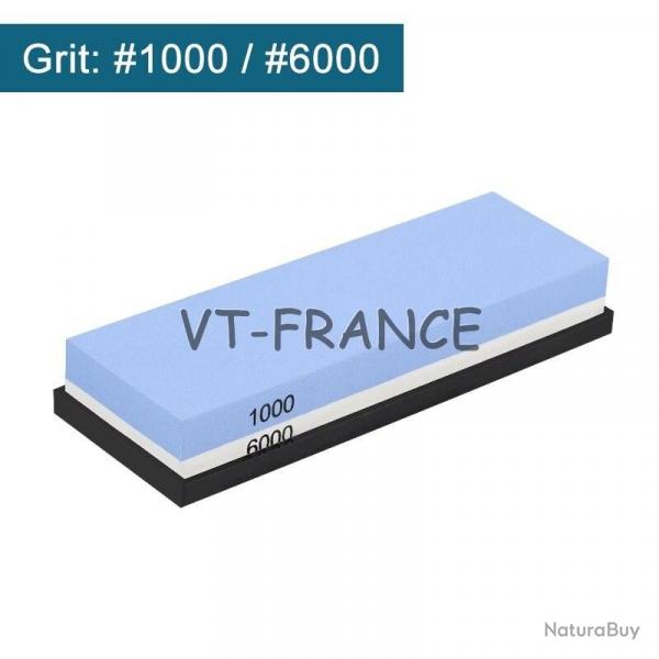 Pierre a Eau a Aiguiser les Couteaux Double Face, Modele: 1000/6000