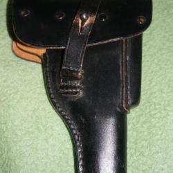 Holster / Etui en cuir pour pistolet WALTHER P1 / P38