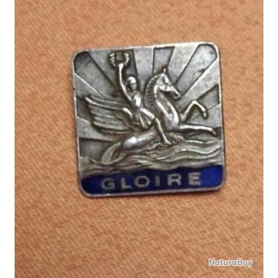 Insigne Marine Nationale – Croiseur DE GRASSE – Original – Variante Non Marquée – TBE