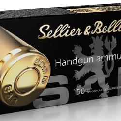 Balles Sellier & Bellot MAK FMJ 6,1g Cal. 9x18 Makarov - Lot de 300 munitions