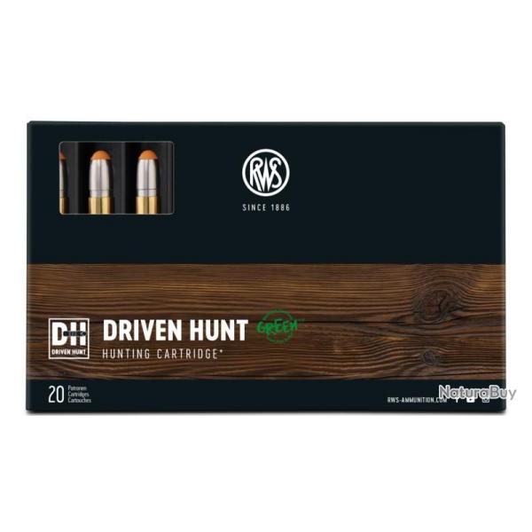 Munitions RWS 308 Win. Driven Hunt Green 10.7g 165gr x5 boites