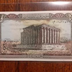 Liban.  50 livres ND neuf