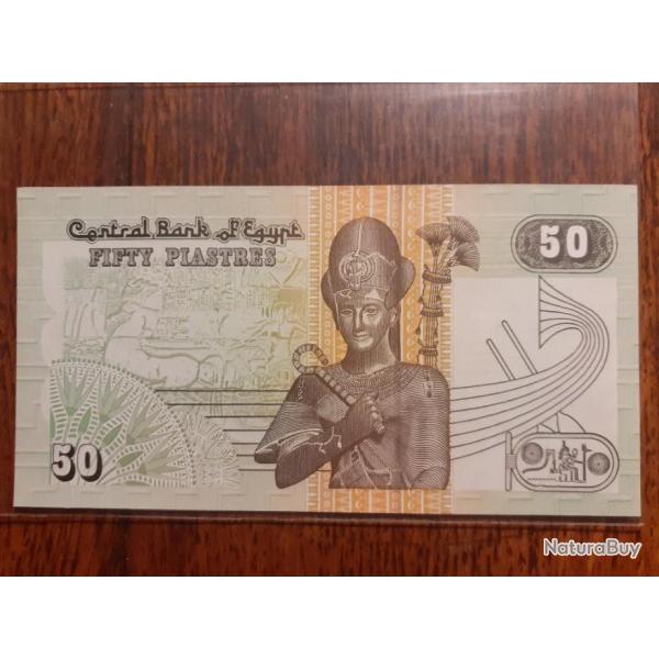 gypte.  50 piastres neuf