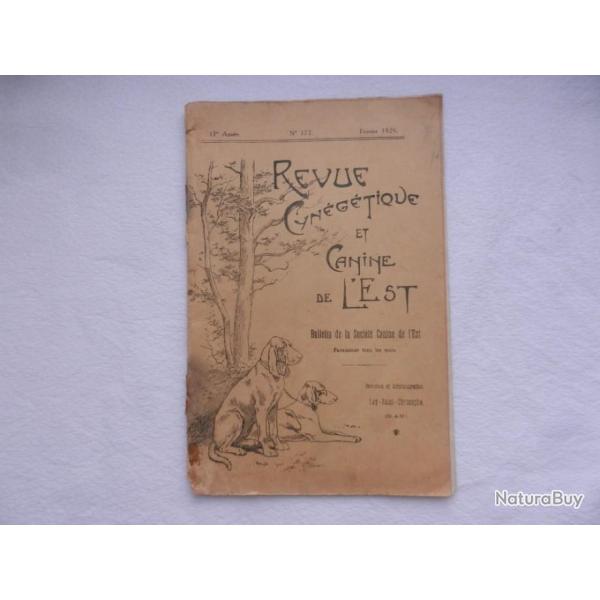 revue mensuelle cyngtique et canine de l'Est n 172 fvrier 1929 - Lay Saint Christophe (54)