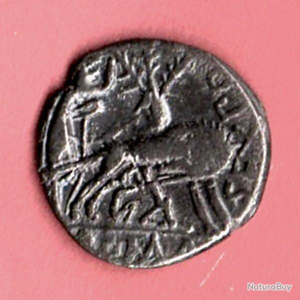 Autenthique Pice de Monnaie Romaine Rpubique POMPEIA Denier Argent RARE R1