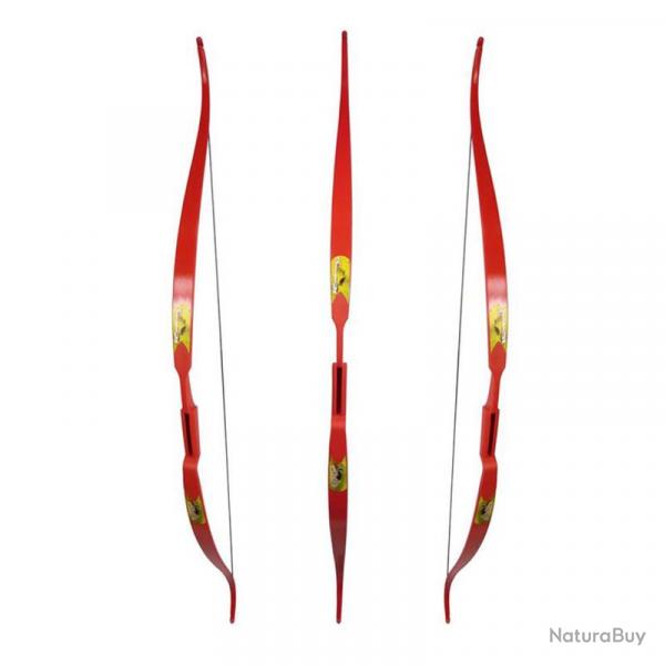 Arc Rolan Snake 60 pouces Rouge 60" 22 lbs