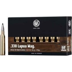 RWS 338 Lapua Magnum Speed Tip Pro 16.2g 250gr x5 boites