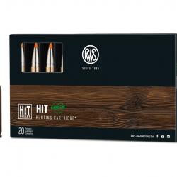Munitions RWS 9.3x62 HIT Green 600mm 16.2g 250gr x10 boites