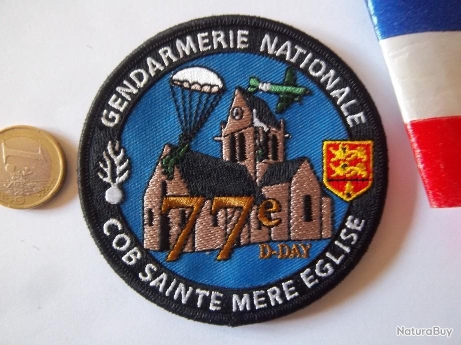 écusson gendarmerie Sainte mère église 77°DDay Insignes en tissu