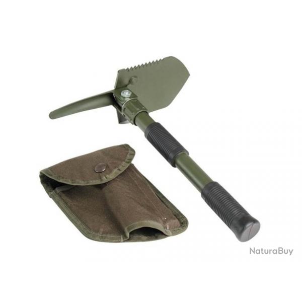 Pelle compact pliable olive avec tui