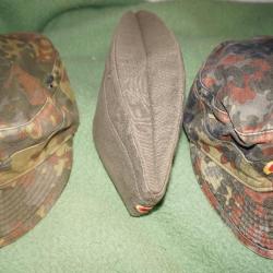 Lot de 3 casquettes allemande