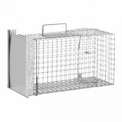 Cage piège capture animaux 50 x 20 x 27 cm - mailles : 25 x 25 mm 14_0005707