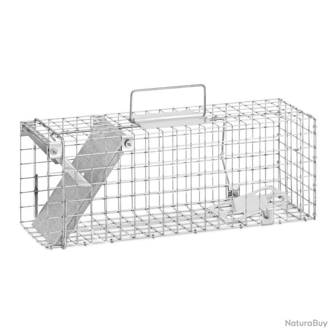 Cage piège capture animaux 50 x 20 x 27 cm - mailles : 25 x 25 mm 14_0005707