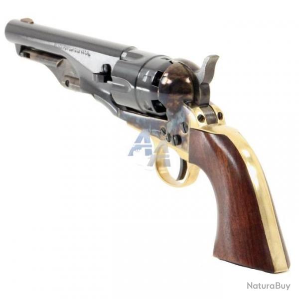Revolver Pietta poudre noir Colt 1862 police sheriff calibre 44 acier canon 5"3/8 neuf jamais utilis