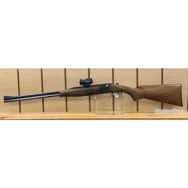 Superbe combin Browning B124 calibre 9,3x74R et canon 20/76 + aimpoint et mallette cuir