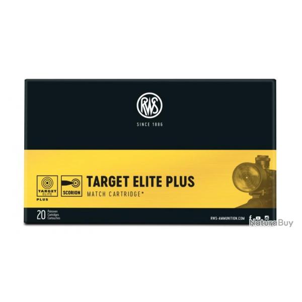 RWS 6.5x55 SE Target Elite Plus Scorion 9.3g 143gr x5 boites