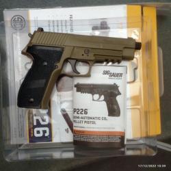 Pistolet SIG SAUER P226 Blowback TAN CO2 4,5 mm