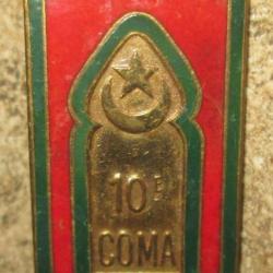 10° Section de C.O.M.A, 34 x 22 mm, vert foncé, petite pastille