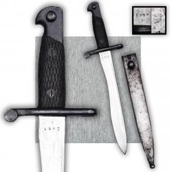 SUPERBE & BELLE BAIONNETTE MACHETTE ESPAGNOLE ARTILLERIE TOLEDO MOD.1941 MAUSER ORIGINAL