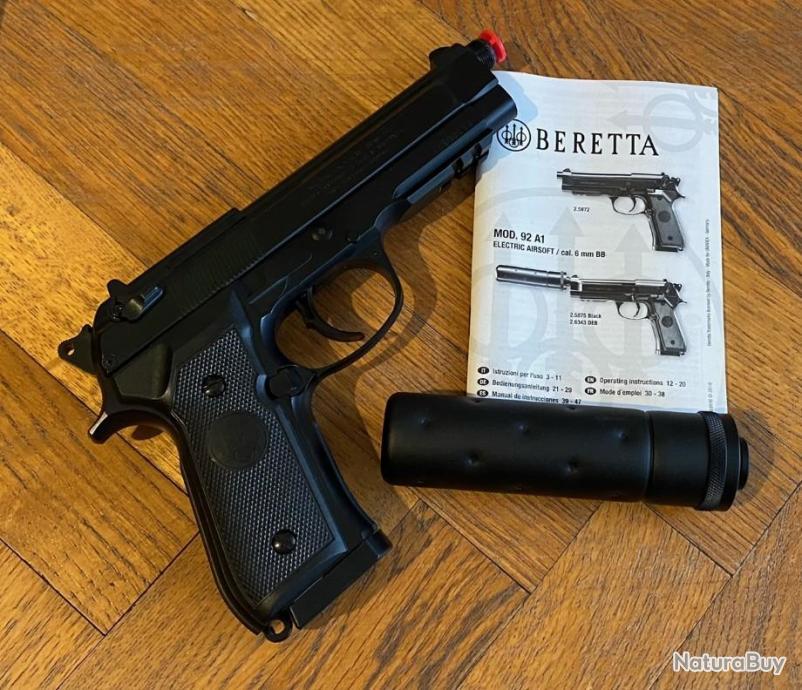 Réplique airsoft pistolet 92FS électrique - Beretta