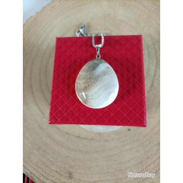 Pendentif Oeil Sainte Lucie ( coquillage )