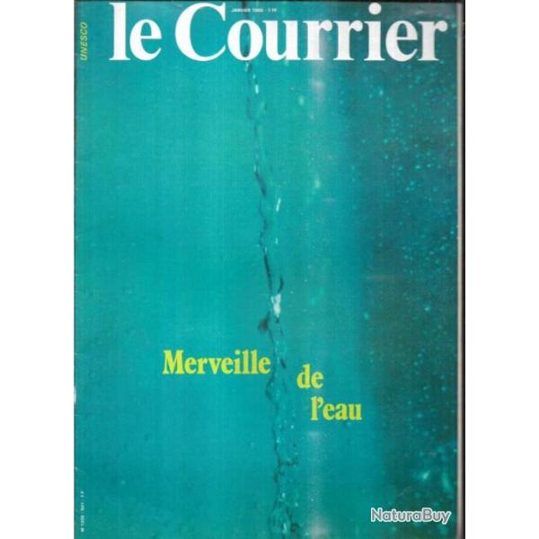 le courrier unesco 6 revues de 1985 , merveille de l'eau, les migrants, l'archologie en question,