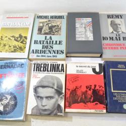 Lot livres militaria déstockage, Deuxième Guerre Mondiale WW2 livre France Allemagne USA ... (lot A)
