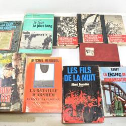 Lot livres militaria déstockage, Deuxième Guerre Mondiale WW2 livre France Allemagne USA ... (lot B)