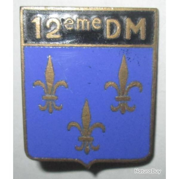 12 D.M, Division Militaire, mail