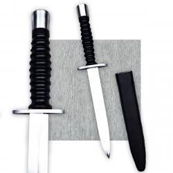 TRES BEAU & SUPERBE POIGNARD / DAGUE SUISSE LAME BRILLANTE TYPE 1957 ORIGINAL