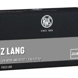 RWS 22 LR Z Lang 1.9g 29.3gr x5 boites