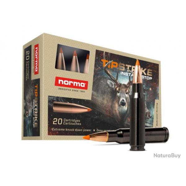 Munitions NORMA 308 WIN 11.0G 170GR TIPSTRIKE SILENCER x1 boite