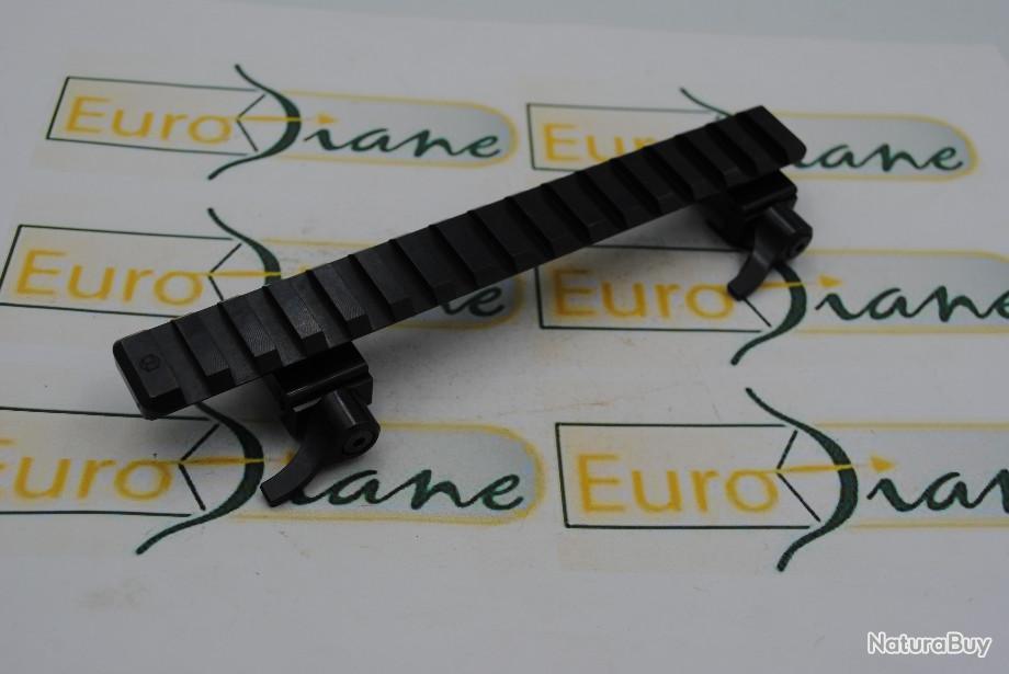 Adaptateur Rail Universel 20 Mm Picatinny/Weaver – Montage Sur Canon Pour Laser Ou Visée