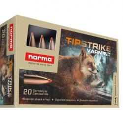 Munitions Norma 222 Rem. Tipstrike Varmint 3.5g 54gr x1 boite