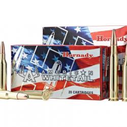 Cartouches 308 Win 165 gr InterLock SP American Whitetail x 20 Hornady