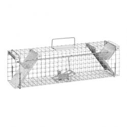 Cage piège piège à animaux piège à nuisibles (taille : 650 x 170 x 200 mm, mailles : 25 x 25 mm, ac