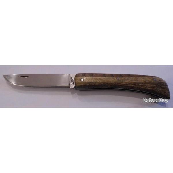 Couteau traditionnel Mineur - cocobolo, buis et poirier