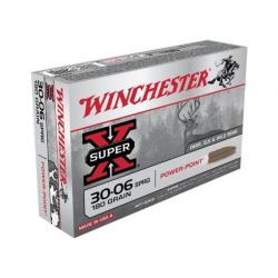 20 Cartouches Winchester Power Point Cal.30-06 180gr