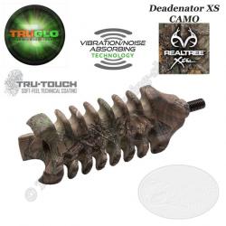 TRUGLO Deadenator XS Stabilisateur d'arc de chasse anti vibrations et anti bruit Realtree Xtra