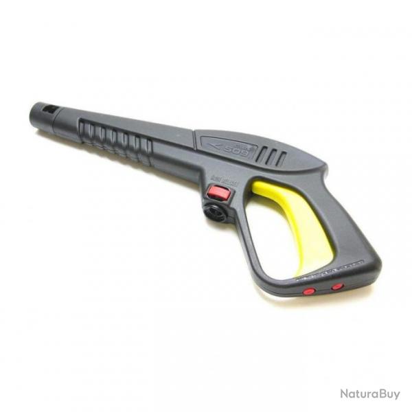 Pistolet haute pression S09 160bar dbit 8.5l/min gachtte jaune avec adaptateur 1/4M Lavor
