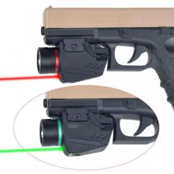 Super Promo  !!!!!  Lampe torche + laser rouge pour arme de  poing ou d'épaule ( 150 LM )