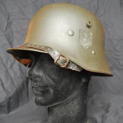 casque allemand WW2 Stahlhelm M17 Transition - restauration
