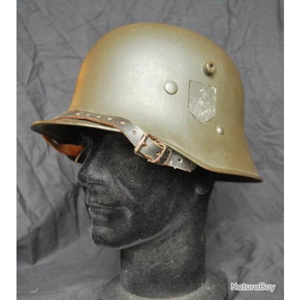 casque allemand WW2 Stahlhelm M17 Transition - restauration