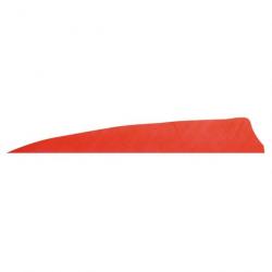 GATEWAY - Plumes naturelles Shield 4" LH Unie ROUGE