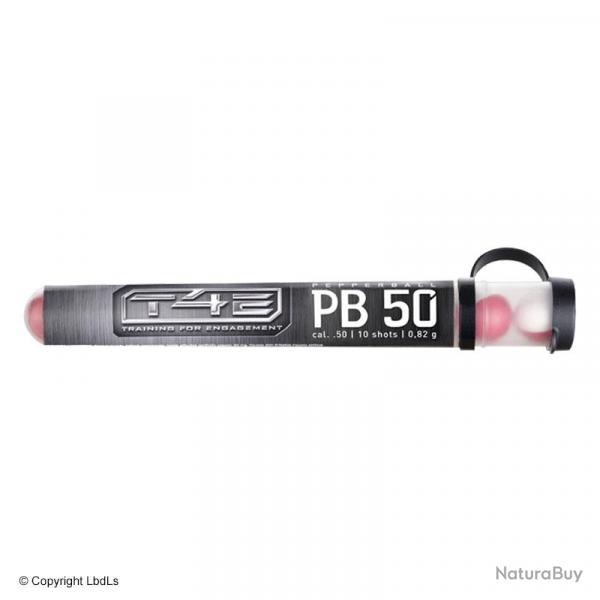Tube de 10 billes Poivre cal.50
